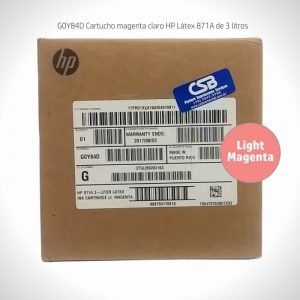 CARTUCHO HP871A LIGHT MG 3L G0Y84D